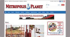 Desktop Screenshot of metropolisplanet.com